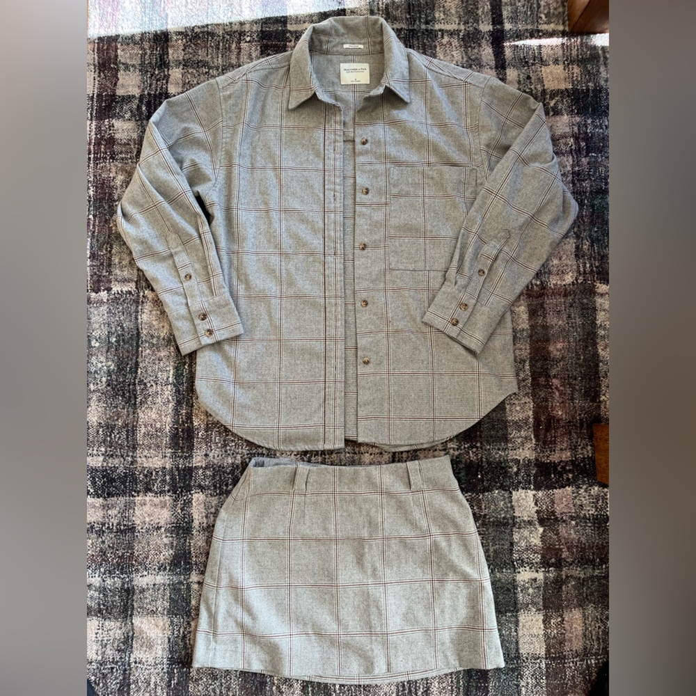 Matching A&F Shirt and Skort Set Size Small